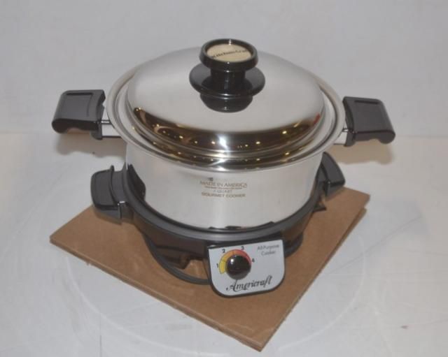 Kitchen Craft All Purpose 4 Quart Gourmet Cooker with Americraft Base