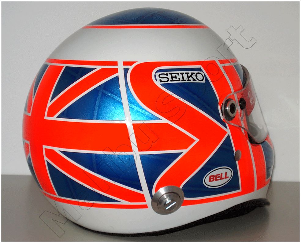 Jenson Button 2008 F1 Honda Replica Helmet Scale 1 1