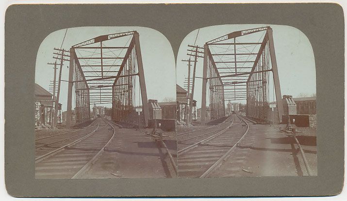 NEW YORK SV   Oswego Railroad & Bridge   1890s RARE