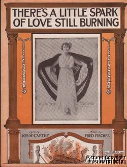 1914 Theater Alma s Return Sheet Music There s A Little Spark of Love
