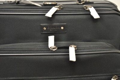 NEW Coach 77193 Leather Suitcase Luggage Bag Black Voyager NWT Carry