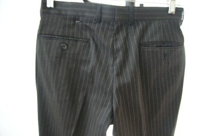 Crew Dark Gray Ludlow Pinstripped Mens Suit Size 38S