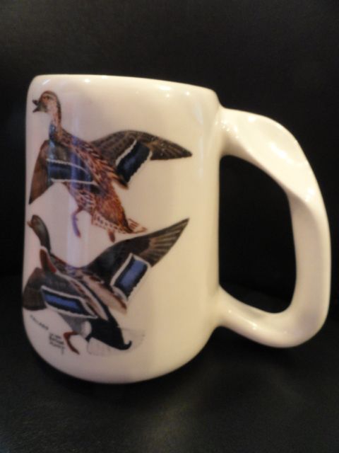 Vintage Mallard Lynn Bogue Hunt Mug Goss China Chatham N J Excellent