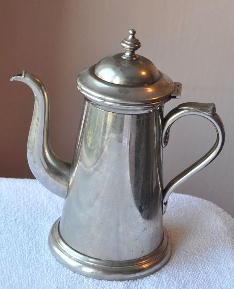 1920s Germany Beautiful Coffee Pot, made of Stainless Steel