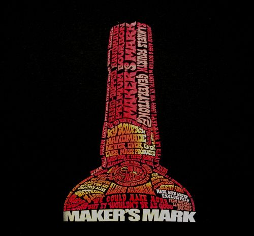 Makers Mark Bourbon Whiskey T Shirt Bar Drinking Large L