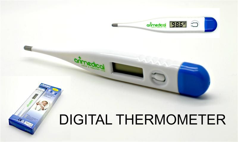 New Digital LCD Thermometer Medical Mouth Underarm Rectal Baby Body