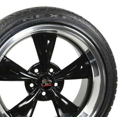 17 9 10 5 Black Bullitt Bullet Wheels Nexen Tires Rims Fit Mustang