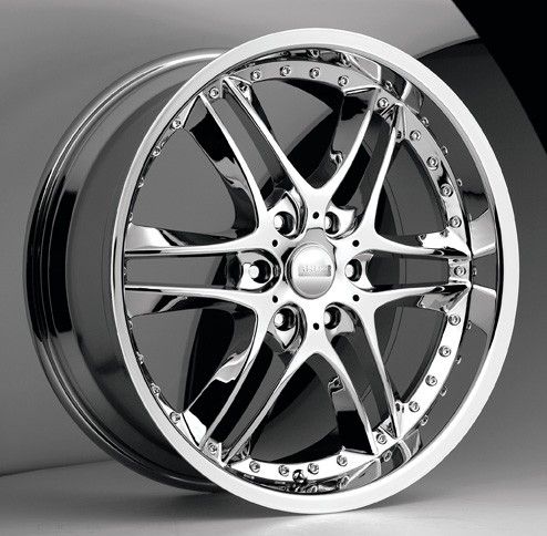 22 inch Akuza Blade Chrome Wheels Rims 6x135 Ford F150
