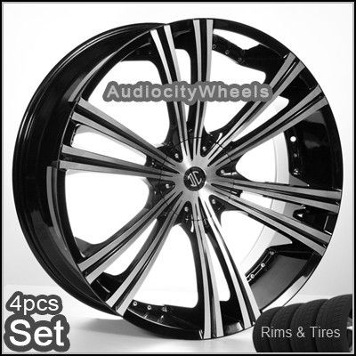 24inch Wheels and Tires Chevy Ford Escalade Tahoe Rims