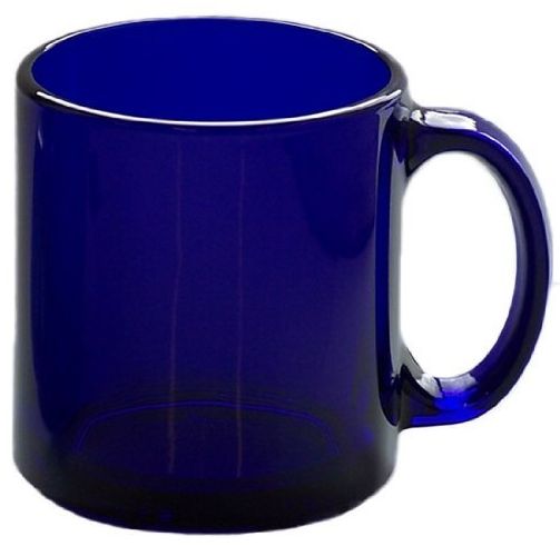 Libbey Robusta Cobalt Blue Glass Mug 13oz 4 PC New
