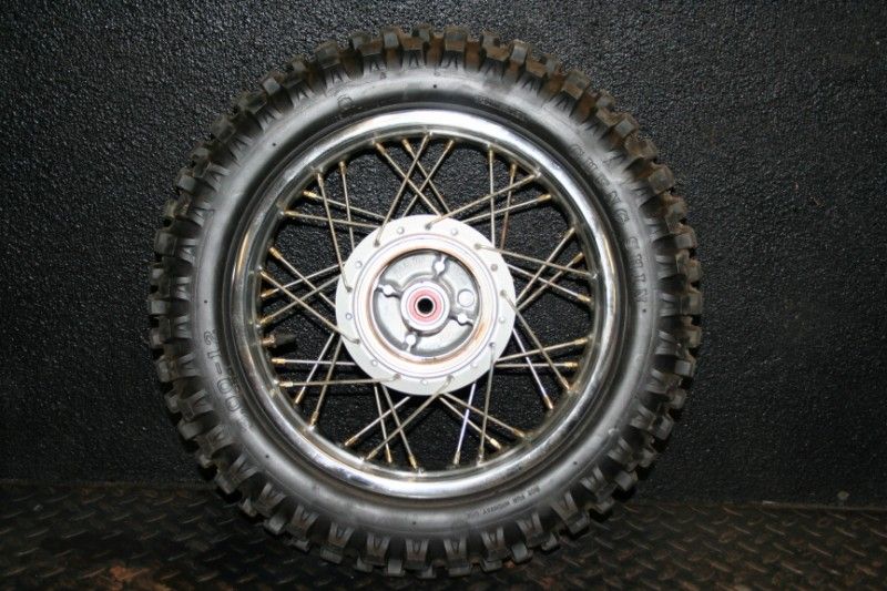Honda CRF70 Rear Wheel Hub Rim Spokes