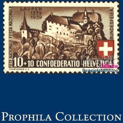 Schweiz 356 (kompl.Ausgabe) gestempelt 1939 Schlacht von Laupen EUR 1