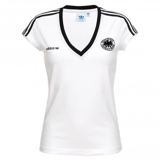 Adidas Damen T Shirt E12 DFB Retro Tee 5427