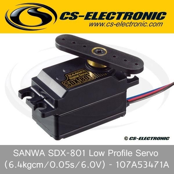 CS SANWA SDX 801 Low Profile Servo   107A53471A