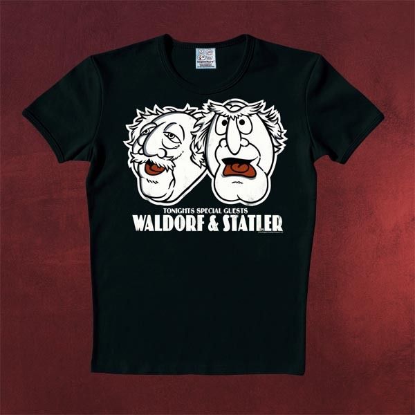 The Muppet Show Waldorf und Statler, lizenziertes Marken Kult Shirt