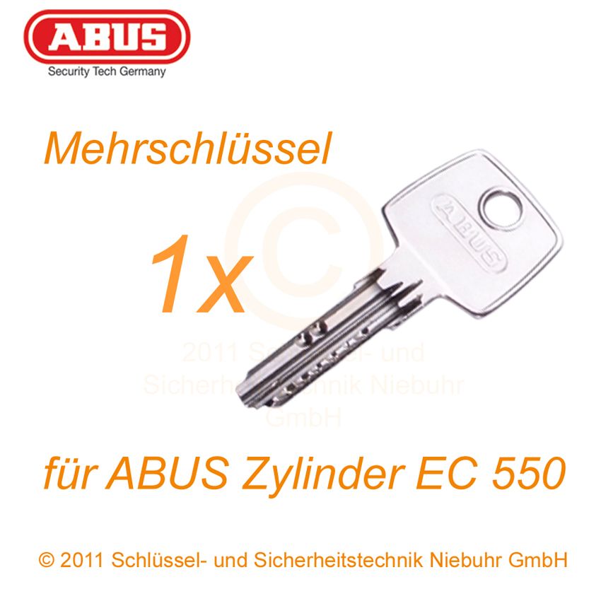 Abus EC550 1x Mehrschlüssel Zusatzschlüssel Zylinder